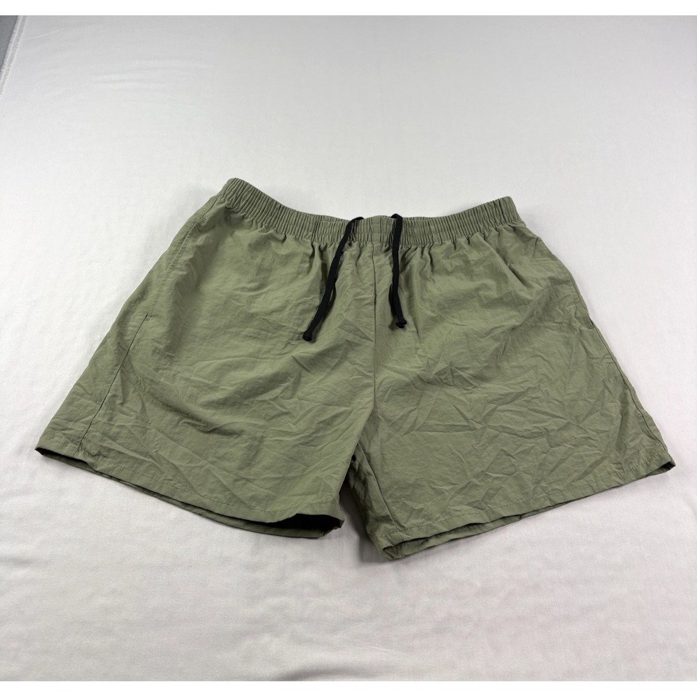 John Elliott Shorts Mens XL (Size 4) Green Himalayan Stretch Casual Lounge